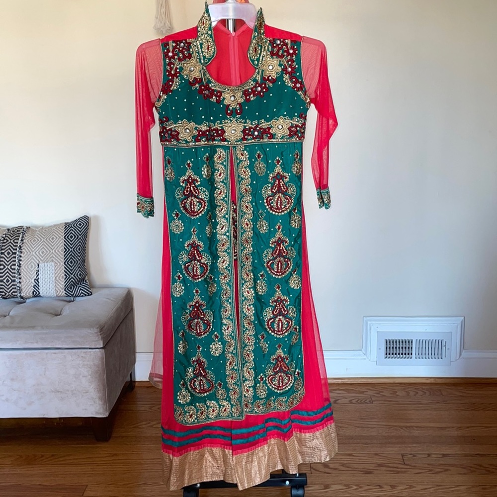 Georgette Party Salwar Kameez with Dupatta | India Pakistan Bangladesh